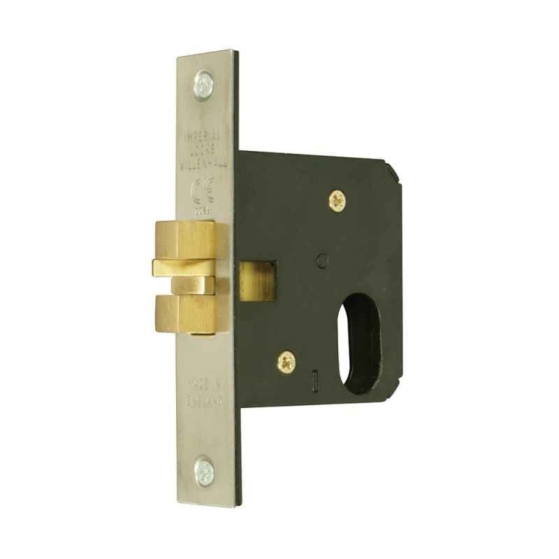 Oval-Profile Cylinder Mortice Sliding Door Lock