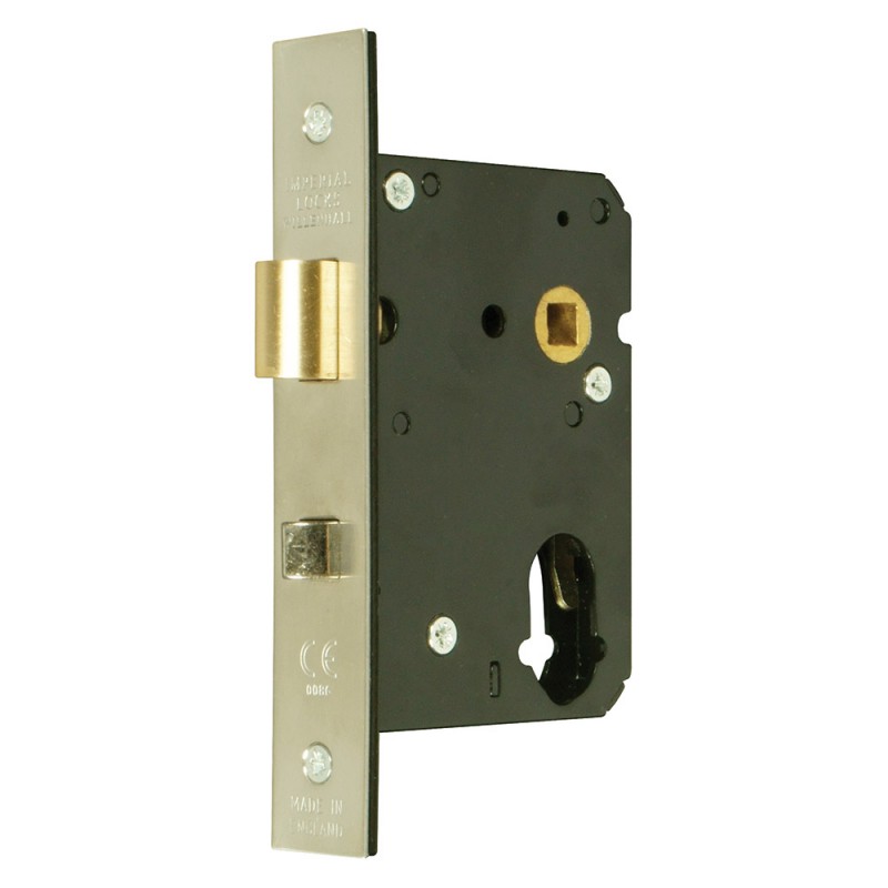 Dual-Profile Cylinder Mortice Night Latch with Anti-thrust Bolt