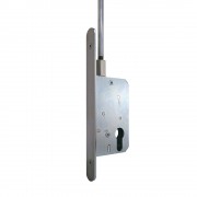 Additional Photography of Euro-Profile Cylinder Single Action Sliding Aluminum Door Lock c/w Top Shootbolt
